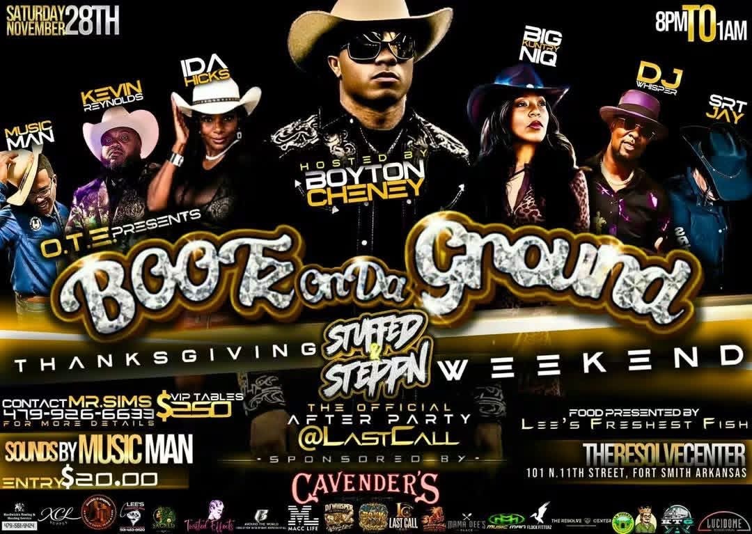 Booze on Da Ground flyer