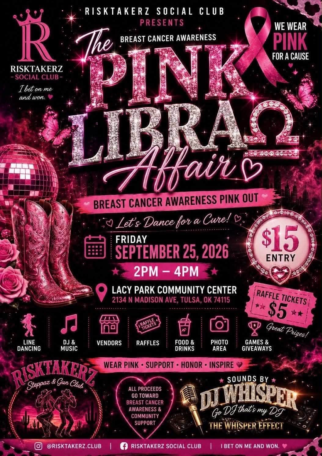The Pink Libra Affair flyer