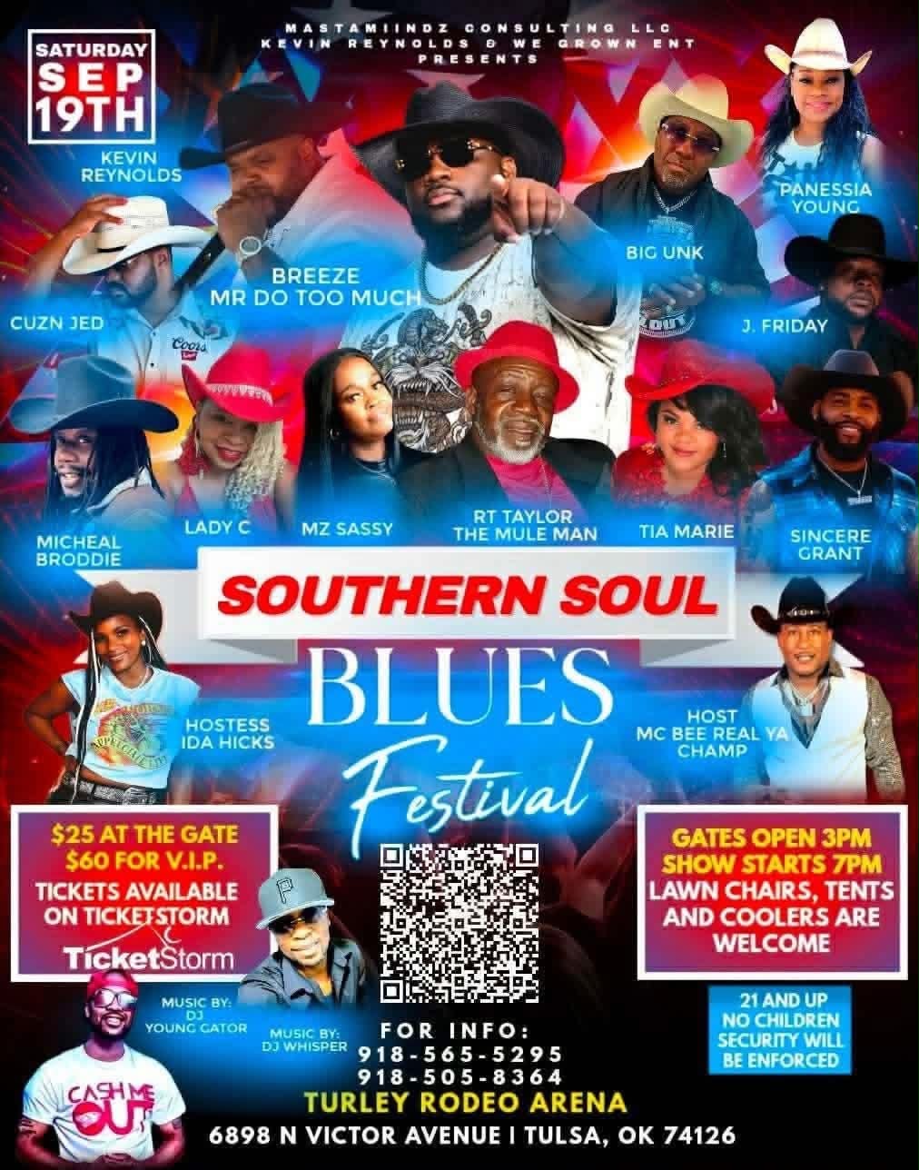 Southern Soul Blues Festival flyer